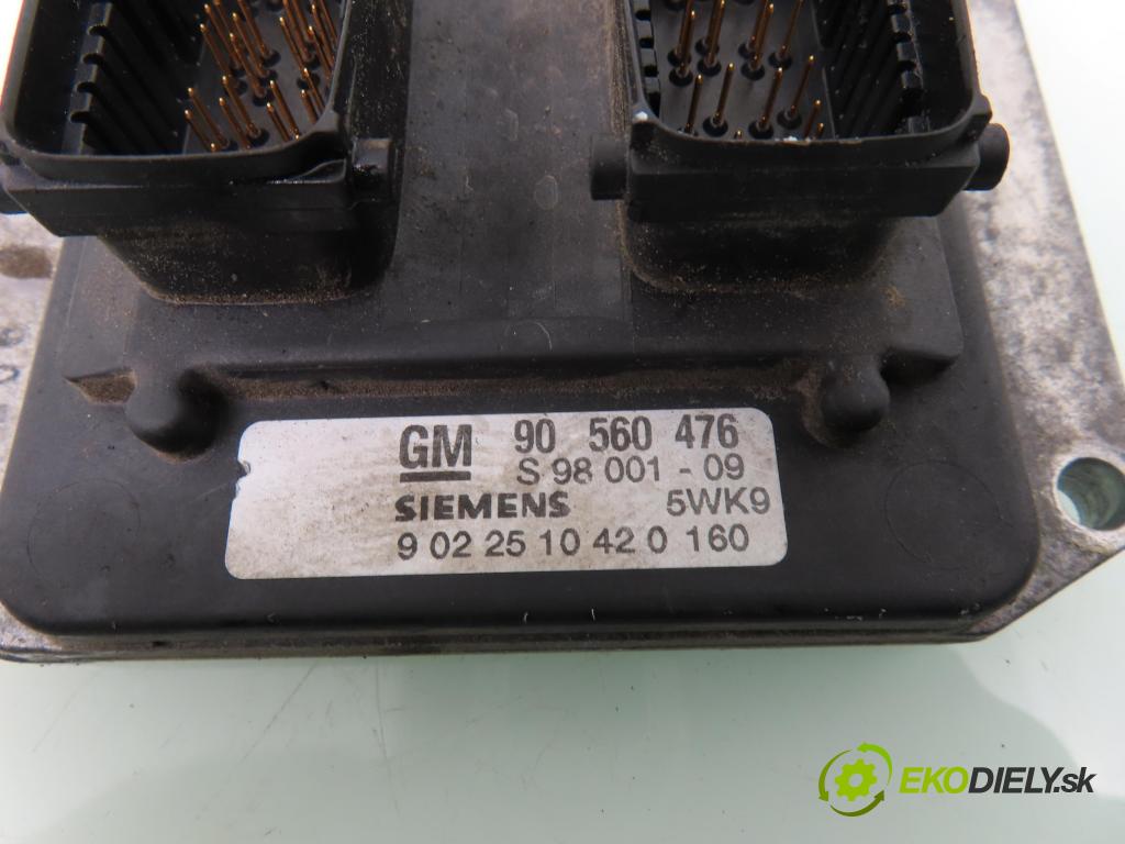 OPEL ASTRA G liftback (T98) HB 1999 85,00 1.8 16V - X 18 XE1 1796,00 Riadiaca jednotka Motor 90560476