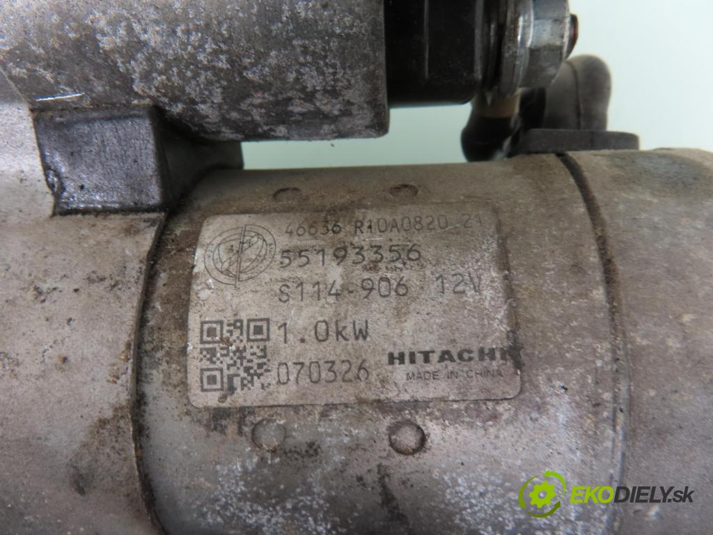 FIAT BRAVO II (198_) HB 2007 66,00 1.4 - 192 B2.000 1368,00 startér 55193356 (Startér)