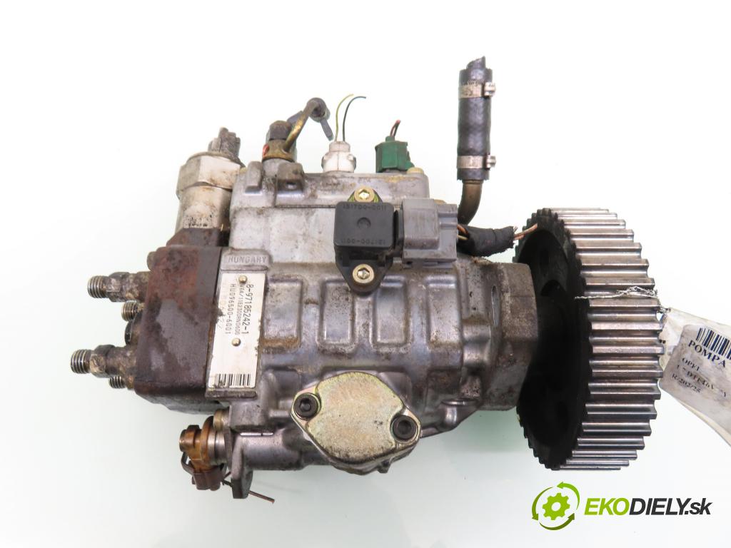 OPEL ASTRA G liftback (T98) HB 2000 55,00 1.7 DTI 16V - Y 17 DT 1686,00 Pumpa vstrekovacia 8971852421 ; HU0965006001 (Vstrekovacie čerpadlo)