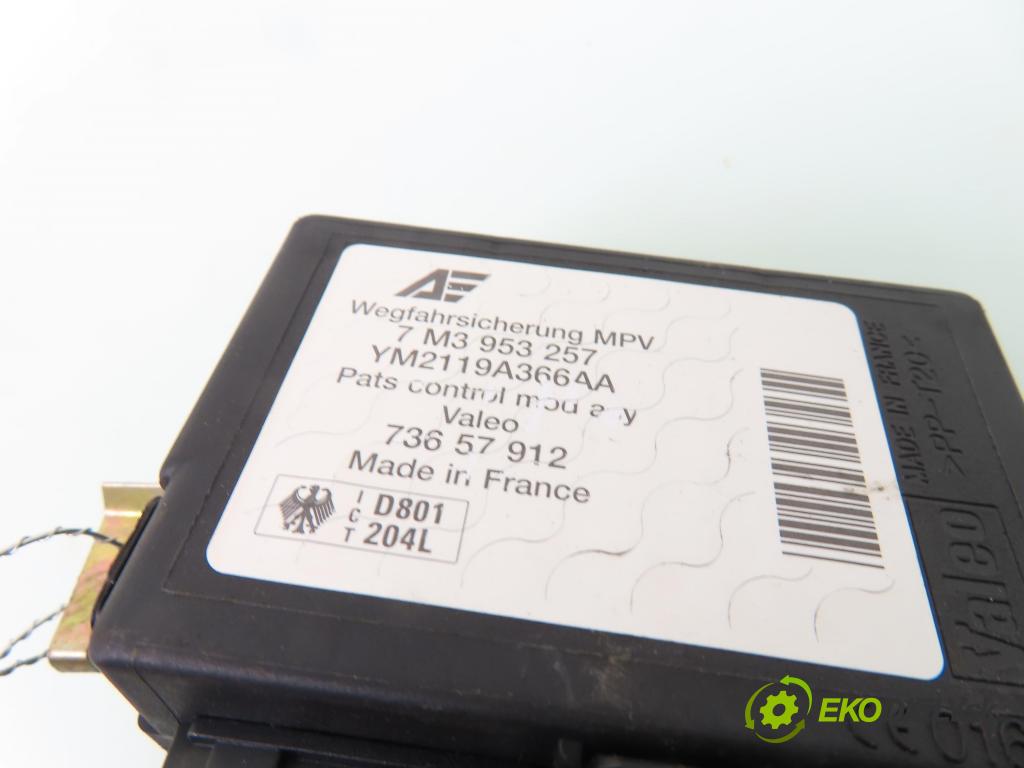 VW SHARAN (7M8, 7M9, 7M6) MINIVAN 2002 150,00 2.8 V6 24V 4motion - AYL 2792,00 spinačka 4B0905851B ; 7M3953257 (Spínacia skrinka)