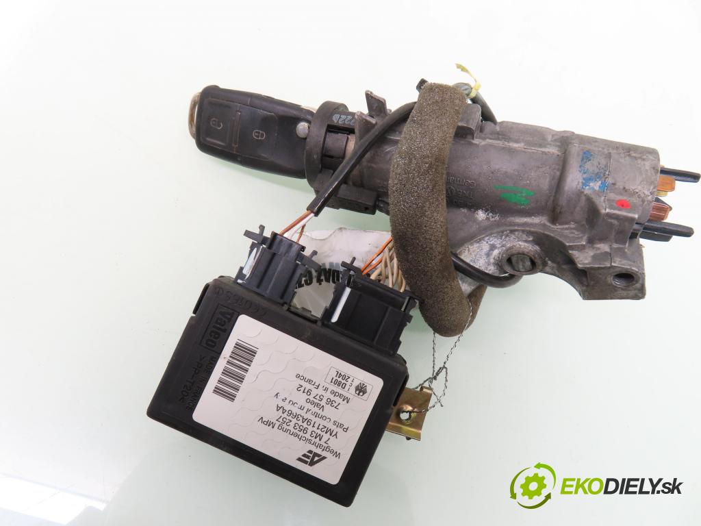 VW SHARAN (7M8, 7M9, 7M6) MINIVAN 2002 150,00 2.8 V6 24V 4motion - AYL 2792,00 spinačka 4B0905851B ; 7M3953257 (Spínacia skrinka)