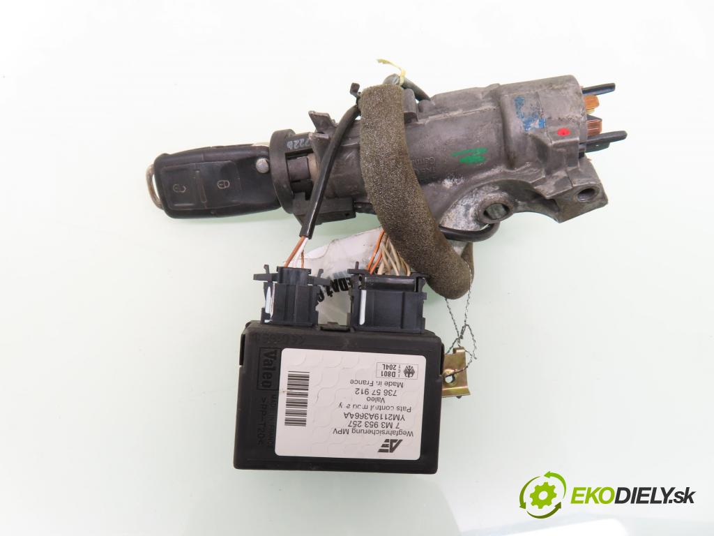 VW SHARAN (7M8, 7M9, 7M6) MINIVAN 2002 150,00 2.8 V6 24V 4motion - AYL 2792,00 spinačka 4B0905851B ; 7M3953257 (Spínacia skrinka)