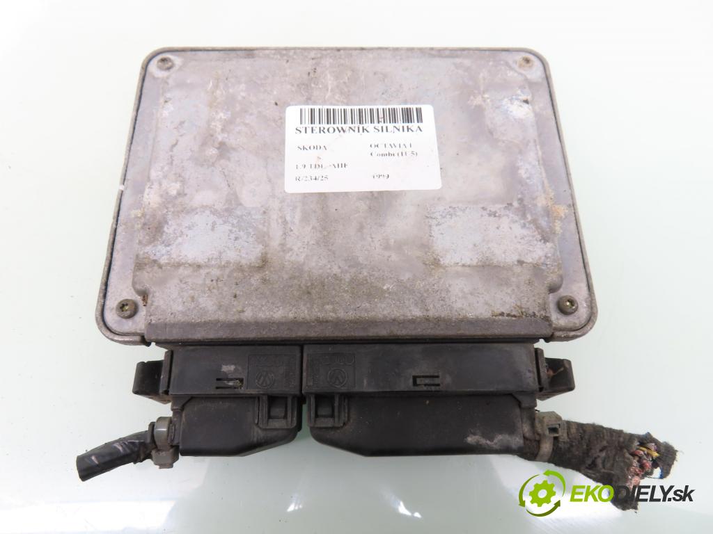 SKODA OCTAVIA I Combi (1U5) KOMBI 1999 81,00 1.9 TDI 110 - AHF 1896,00 Riadiaca jednotka Motor 038906018GN ; 0281010182