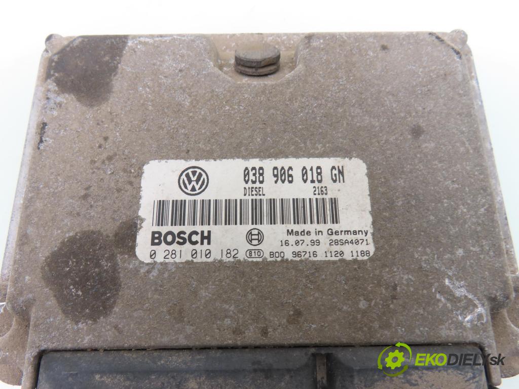SKODA OCTAVIA I Combi (1U5) KOMBI 1999 81,00 1.9 TDI 110 - AHF 1896,00 Riadiaca jednotka Motor 038906018GN ; 0281010182
