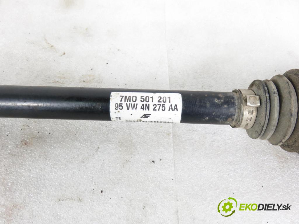 VW SHARAN (7M8, 7M9, 7M6) MINIVAN 2002 150,00 2.8 V6 24V 4motion - AYL 2792,00 Poloos LT 7M0501201