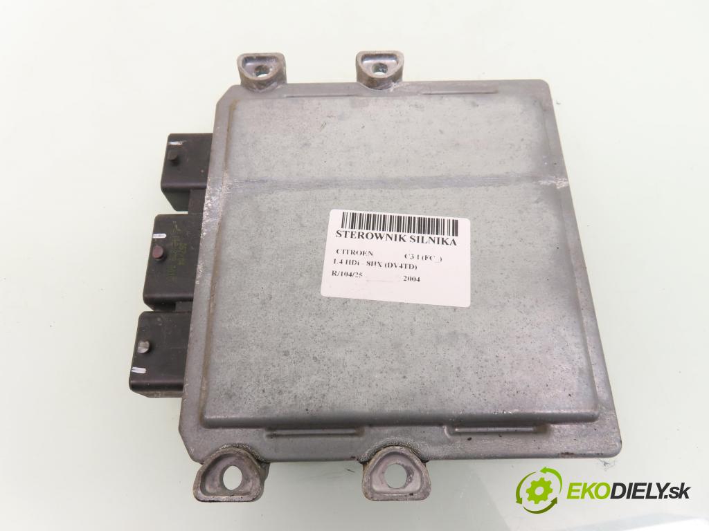 CITROEN C3 I (FC_) HB 2004 50,00 1.4 HDi 8V - 8HX 1398,00 Riadiaca jednotka Motor 5WS40112BT ; SW9651399580 ; HW9647568180