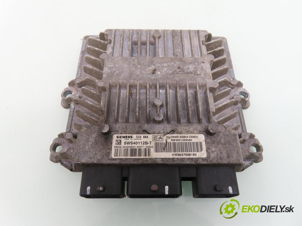 CITROEN C3 I (FC_) HB 2004 50,00 1.4 HDi 8V - 8HX 1398,00 Riadiaca jednotka Motor 5WS40112BT ; SW9651399580 ; HW9647568180