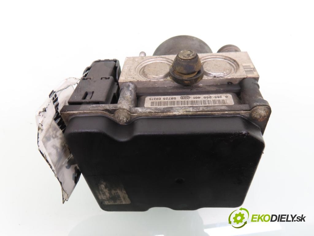 FIAT GRANDE PUNTO (199_) HB 2006 96,00 1.9 D Multijet 130 8V - 199 A5.000 1910,00 Pumpa ABS 0265950401 ; 55700424 (Pumpa ABS)