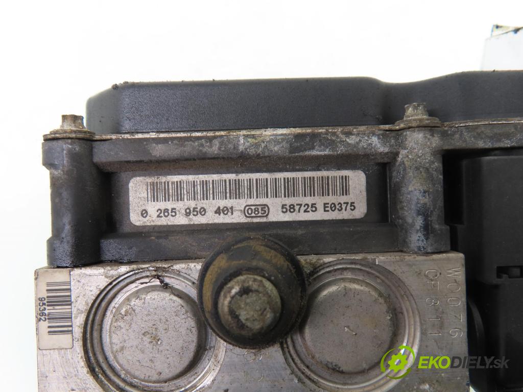 FIAT GRANDE PUNTO (199_) HB 2006 96,00 1.9 D Multijet 130 8V - 199 A5.000 1910,00 Pumpa ABS 0265950401 ; 55700424 (Pumpa ABS)