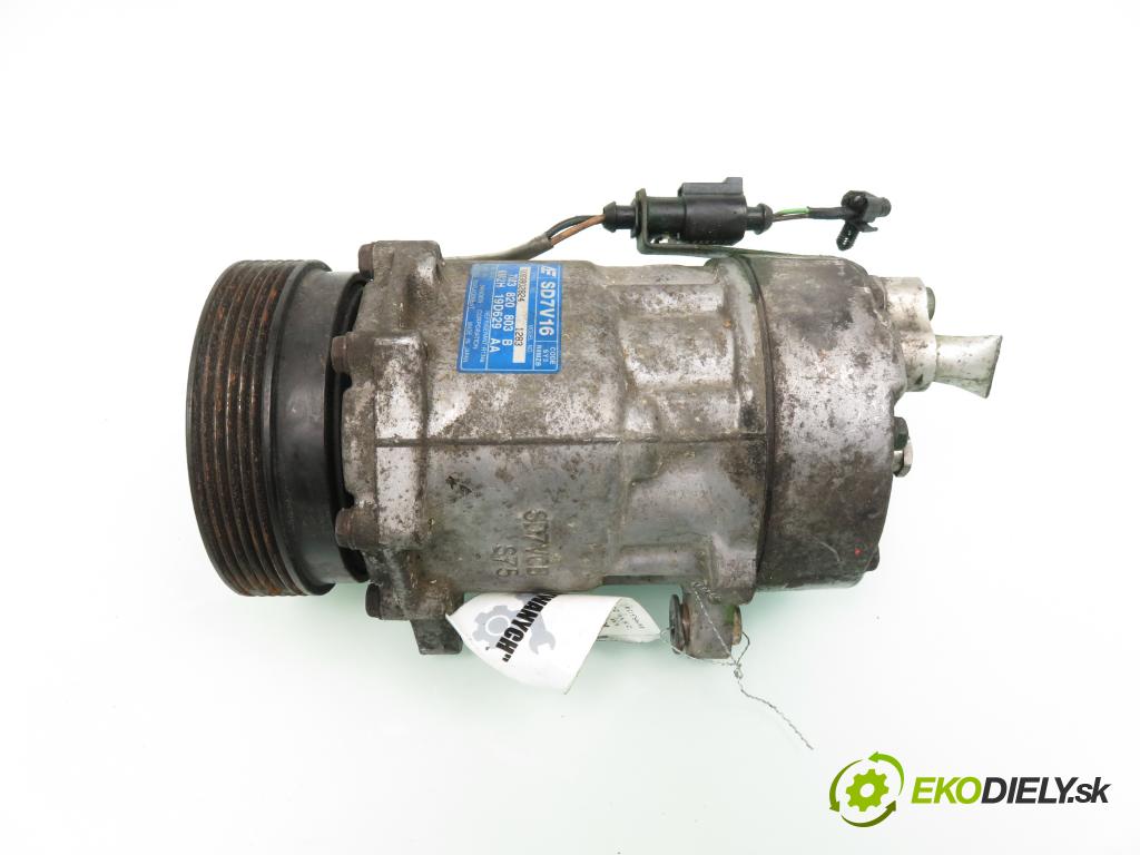 VW SHARAN (7M8, 7M9, 7M6) MINIVAN 2002 150,00 2.8 V6 24V 4motion - AYL 2792,00 KOMPRESOR: klimatizácie 7M3820803B ; 1283 (Kompresor klimatizácie)
