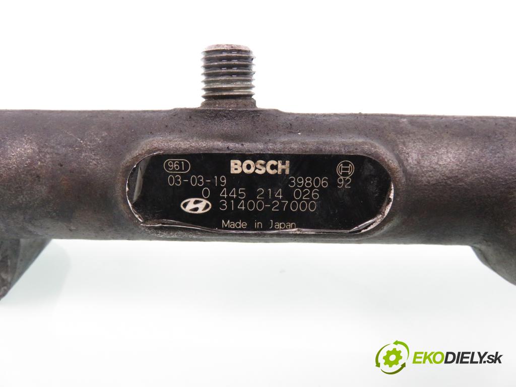HYUNDAI SANTA FÉ I (SM) SUV 2003 92,00 2.0 CRDi 4x4 - D4EA-V 1991,00 Lišta vstrekovacia 0445214026 ; 3140027000 ; 0281002405 (Vstrekovacia lišta)