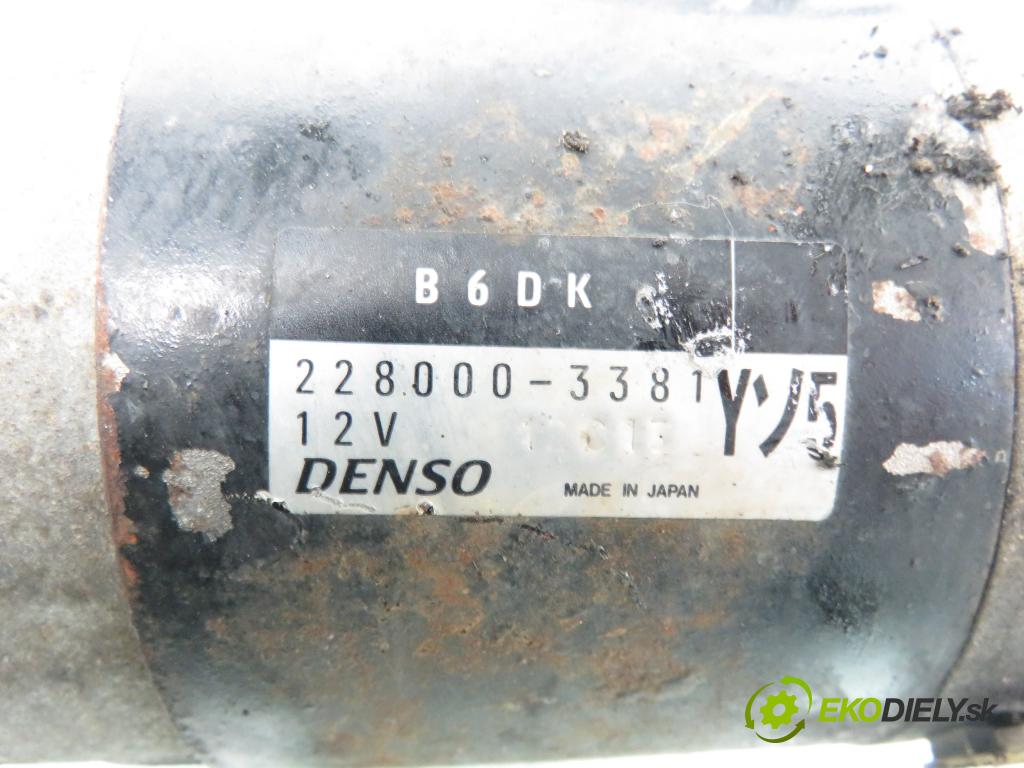 MAZDA 323 F VI (BJ) HB 2002 72,00 1.6 - ZM 1598,00 Štartér 2280003381 (Štartér)
