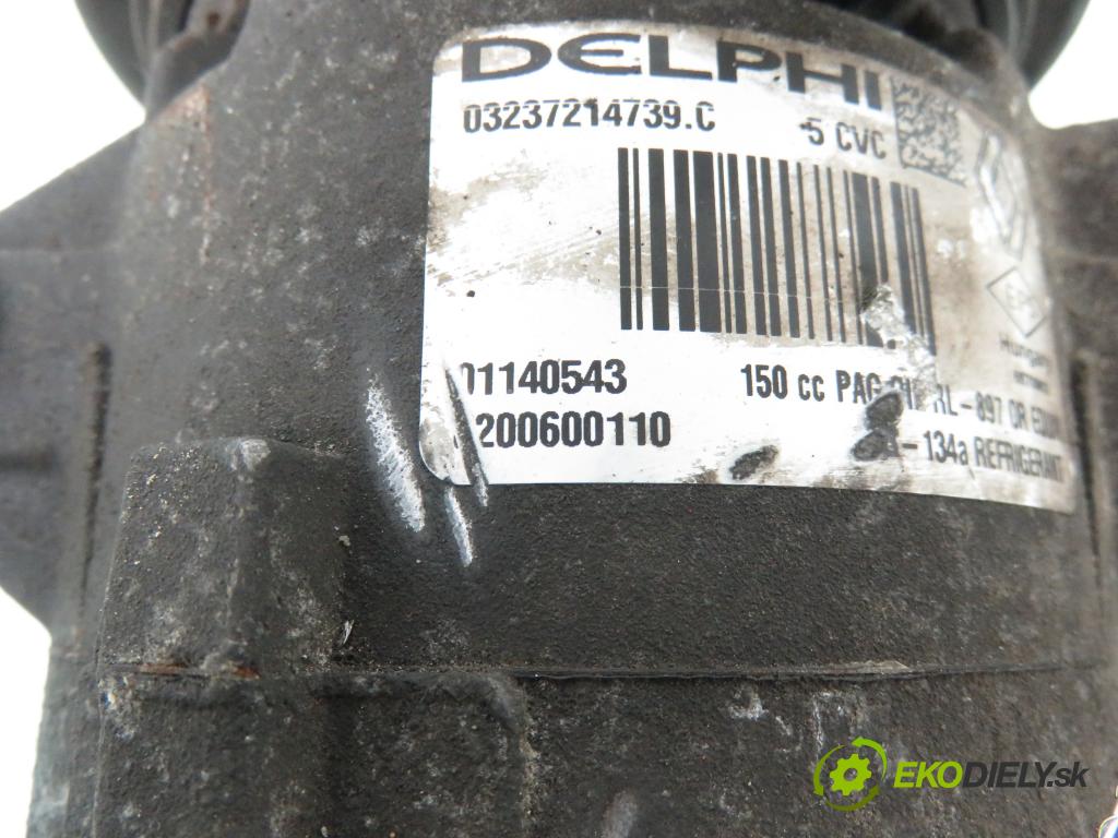 RENAULT SCENIC II (JM0/1_) MINIVAN 2007 78,00 1.5 dCi 106 - K9K 732 1461,00 KOMPRESOR: klimatizácie 8200600110 ; 01140543 (Kompresor klimatizácie)