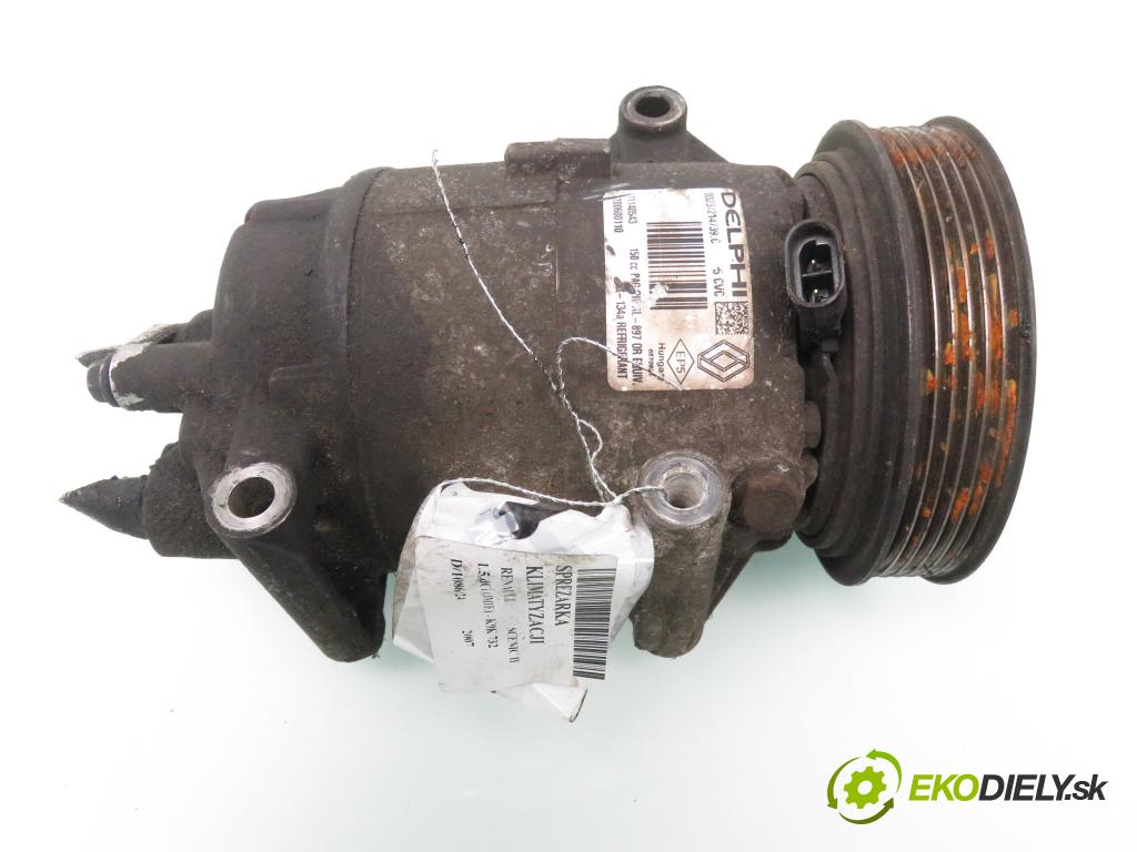 RENAULT SCENIC II (JM0/1_) MINIVAN 2007 78,00 1.5 dCi 106 - K9K 732 1461,00 KOMPRESOR: klimatizácie 8200600110 ; 01140543 (Kompresor klimatizácie)