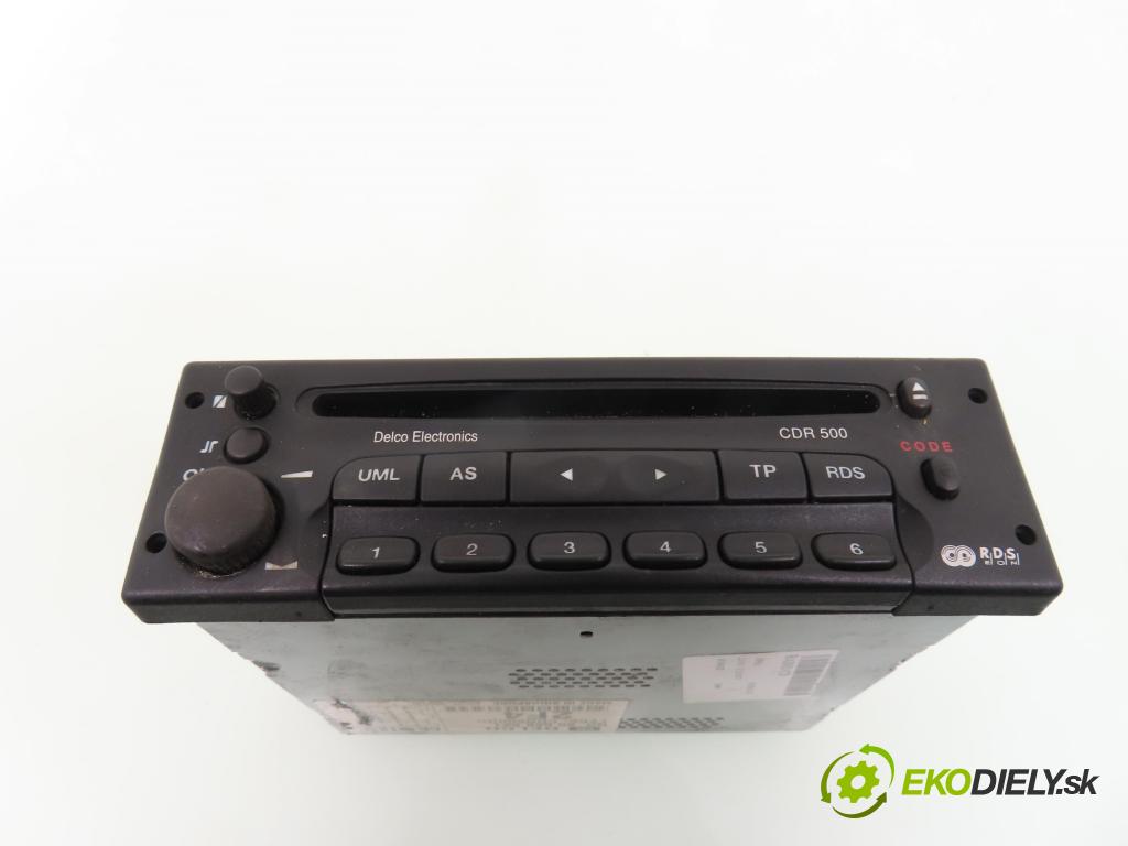OPEL ASTRA G liftback (T98) HB 2000 60,00 2.0 DI - X 20 DTL 1995,00 RADIO CD 90566821 ; CDR500