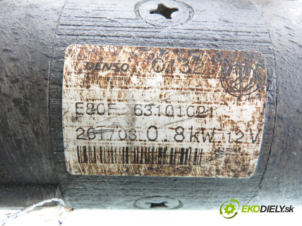 FIAT PANDA (169_) HB 2003 40,00 1.1 54 - 187 A1.000 1108,00 Štartér 63101021 (Štartér)