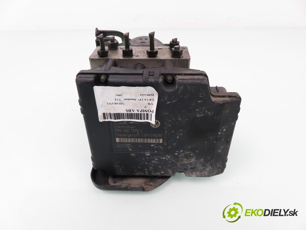 VW SHARAN (7M8, 7M9, 7M6) MINIVAN 2002 150,00 2.8 V6 24V 4motion - AYL 2792,00 Pumpa ABS 7M3907379C ; 7M3614111B ; 10094703133 (Pumpa ABS)