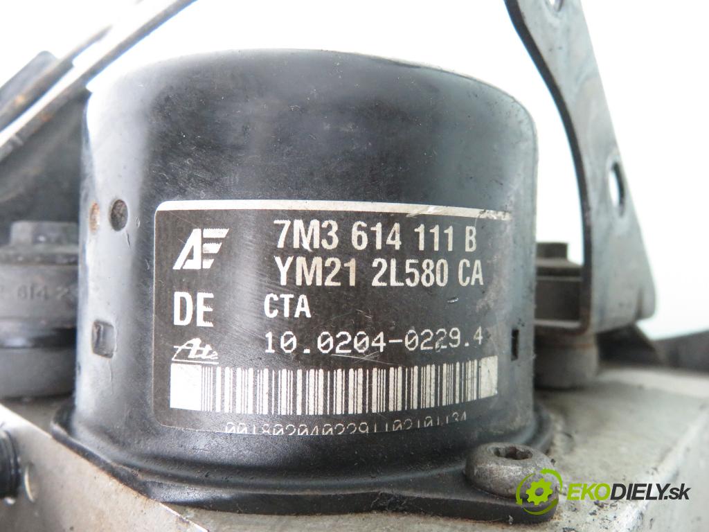 VW SHARAN (7M8, 7M9, 7M6) MINIVAN 2002 150,00 2.8 V6 24V 4motion - AYL 2792,00 Pumpa ABS 7M3907379C ; 7M3614111B ; 10094703133 (Pumpa ABS)