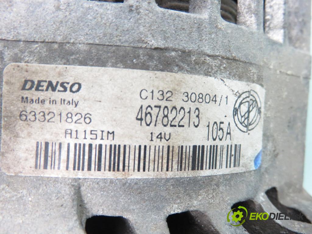 ALFA ROMEO 147 (937_) HB 2004 85,00 1.9 JTDM (937.AXD1A, 937.AXV1A, 937.BXB1A) - 939 A 1910,00 Alternátor 46782213 ; 63321826 (Alternátory)