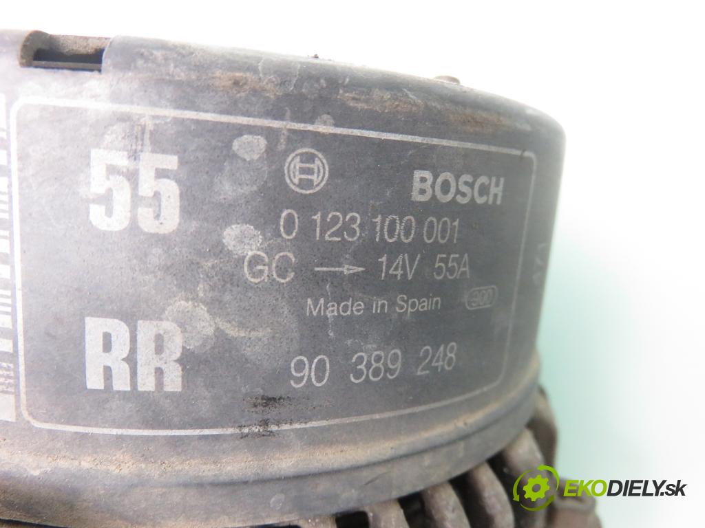 OPEL ASTRA G liftback (T98) HB 1998 66,00 1.4 16V - X 14 XE 1389,00 Alternátor 0123100001 ; 90389248 (Alternátory)