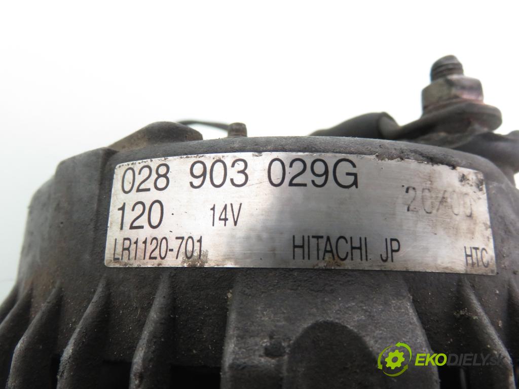 VW GOLF IV (1J1) KOMBI 2000 66,00 1.9 TDI - AGR 1896,00 Alternátor 028903029G (Alternátor)
