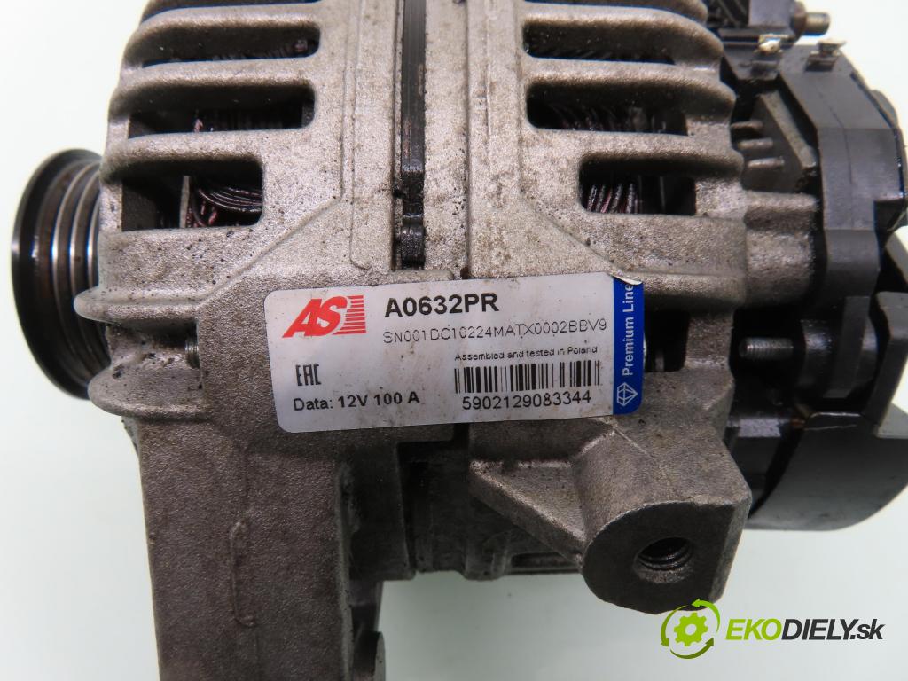 OPEL VECTRA C (Z02) LIFTBACK 2003 74,00 1.6 16V - Z 16 XE 1598,00 Alternátor 0124415002 ; 90561971 ; A0632PR (Alternátory)