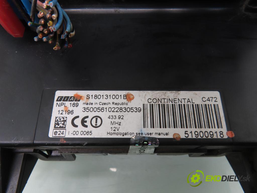 FIAT PANDA (169_) VAN 2012 51,00 1.2 - 169 A4.000 1242,00 MODUL BSI S180131001B ; 51900918