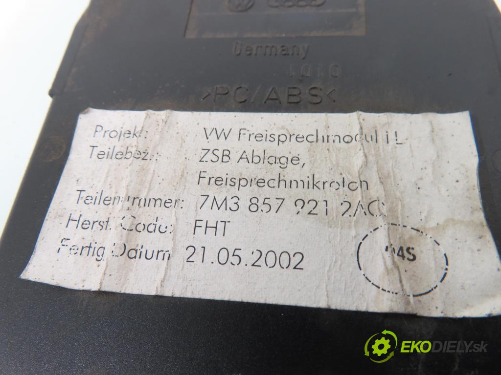 VW SHARAN (7M8, 7M9, 7M6) MINIVAN 2003 85,00 1.9 TDI PD 115 - AUY 1896,00 Priehradka, kastlík na KARTY: 7M3857921