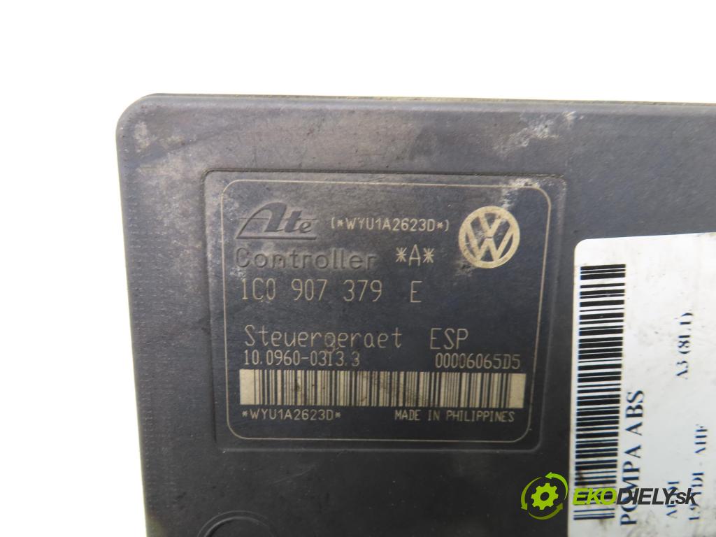 AUDI A3 (8L1) HB 2001 81,00 1.9 TDI 110 - AHF 1896,00 Pumpa ABS 1C0907379E ; 1J0614517E (Pumpa ABS)