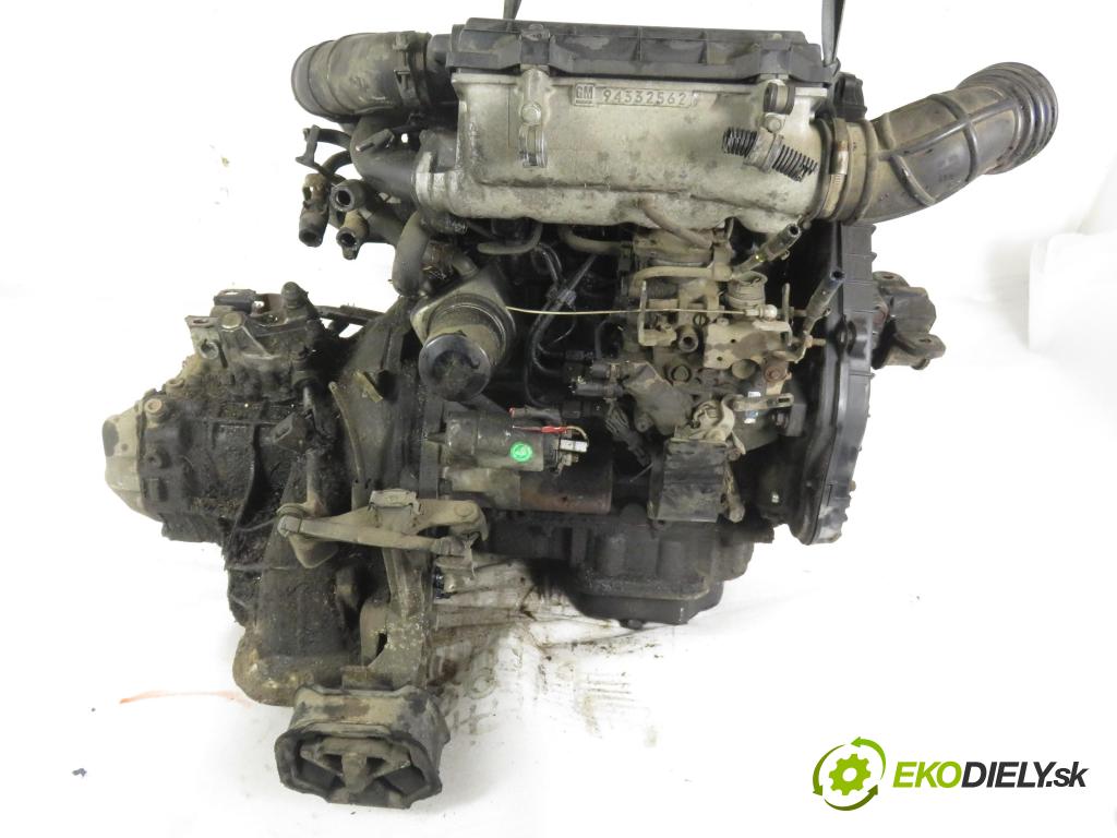 OPEL ASTRA F (T92) HB 1995 60,00 1.7 TDS - 17 DT (TC4EE1) 1686,00 Motor DIESEL 17DT ; 8970929550