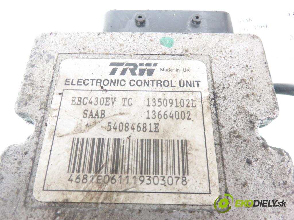 SAAB 9-5 (YS3E) SEDAN 2003 110,00 2.0 t 150 - B205E 1985,00 pumpa ABS 13509102L ; 13664002 ; 13664002 (Pumpa ABS)