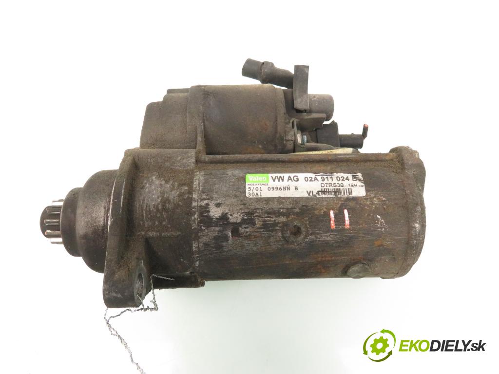 AUDI A3 (8L1) HB 2001 81,00 1.9 TDI 110 - AHF 1896,00 startér 02A911024B ; D7RS30 (Startér)