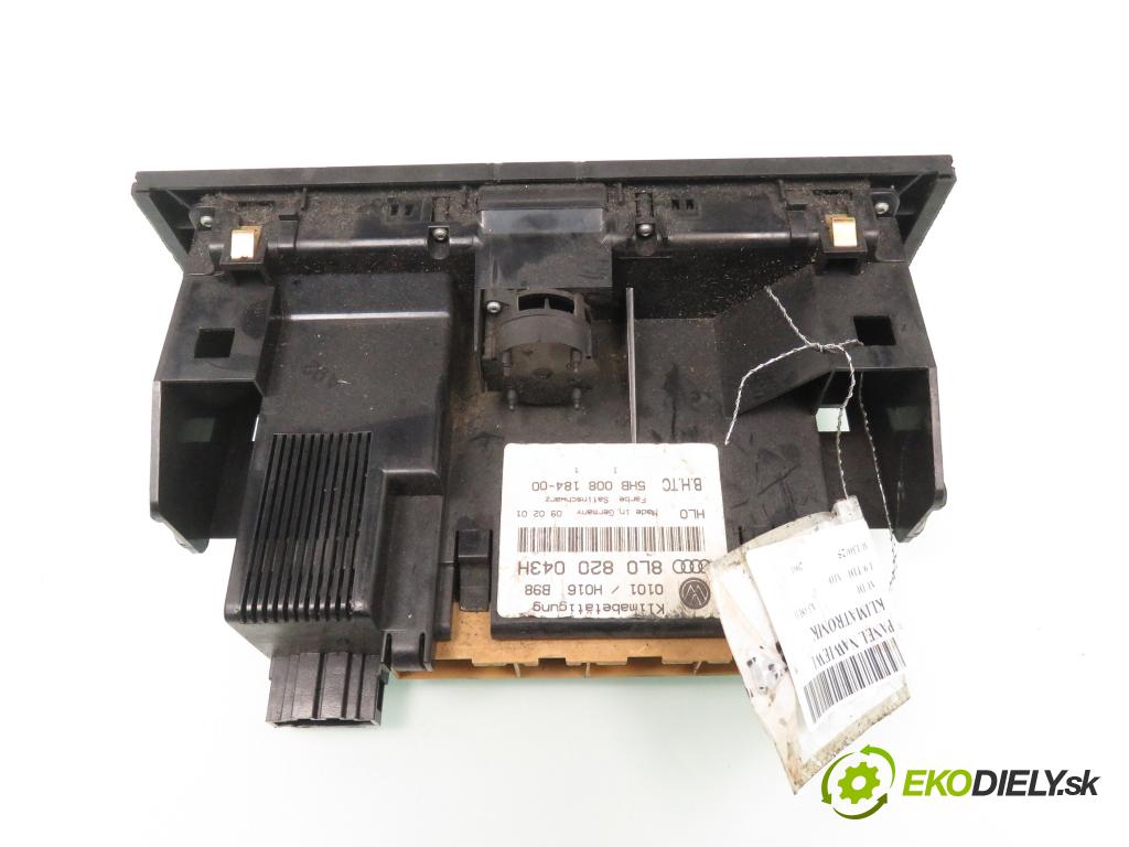 AUDI A3 (8L1) HB 2001 81,00 1.9 TDI 110 - AHF 1896,00 Panel kúrenia KLIMATRONIK 8L0820043H