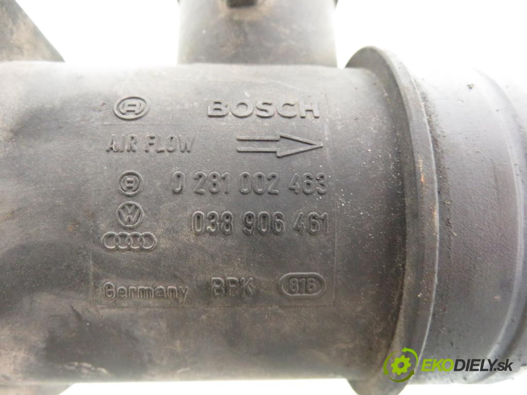 AUDI A3 (8L1) HB 2001 81,00 1.9 TDI 110 - AHF 1896,00 váha vzduchu vzduchu 0281002463 ; 038906461
