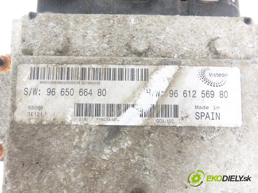 PEUGEOT BOXER Skrzynia FURGON 2008 88,00 2.2 HDi 120 - 4HU (P22DTE) 2198,00 Riadiaca jednotka Motor 9665066480 ; 9661256980