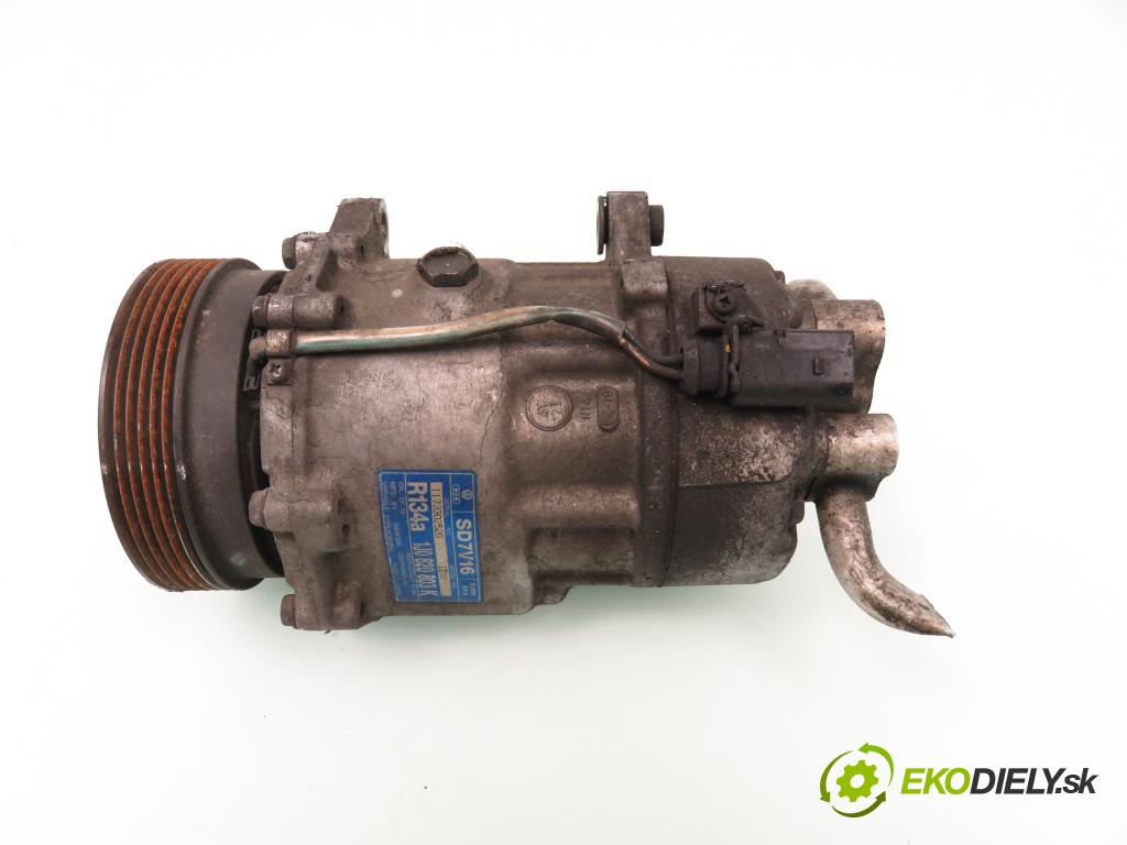 VW SHARAN (7M8, 7M9, 7M6) MINIVAN 2001 85,00 1.9 TDI PD 115 - AUY 1896,00 KOMPRESOR: klimatizácie 1J0820803K ; 1233 (Kompresor klimatizácie)