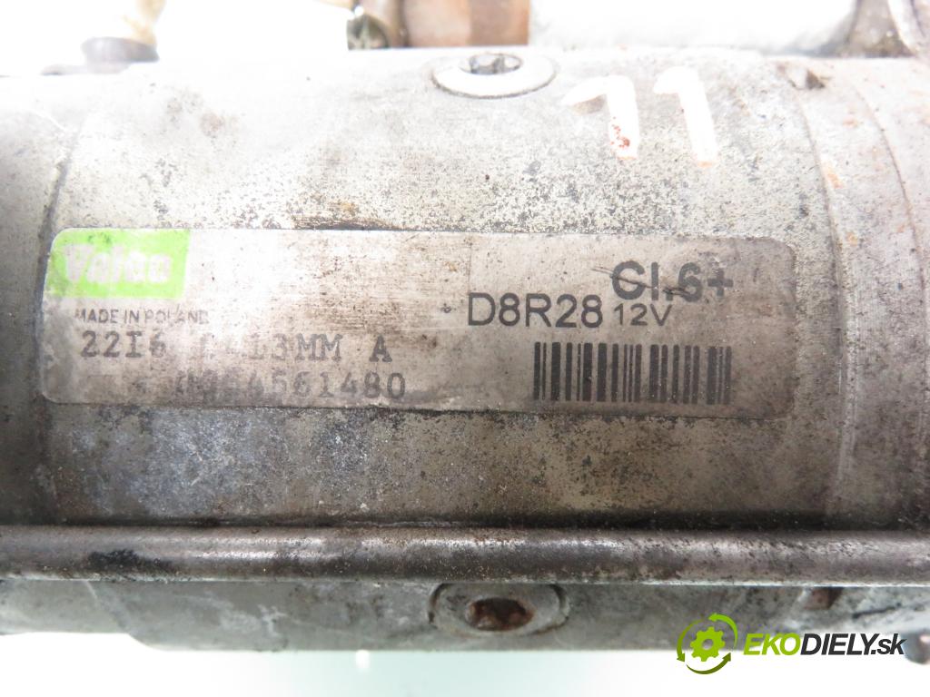 PEUGEOT 407 (6D_) SEDAN 2006 125,00 2.2 HDi 170 - 4HT (DW12BTED4) 2179,00 Štartér D8R28 (Štartér)