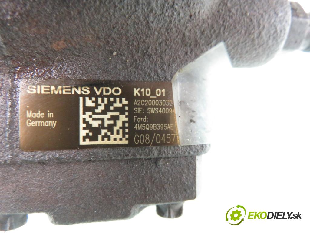 FORD FOCUS C-MAX (DM2) MINIVAN 2006 85,00 1.8 TDCi - KKDA 1753,00 pumpa vysokého TLAK: 4M5Q9B395AE ; 5WS40094 ; A2C505Q6225
