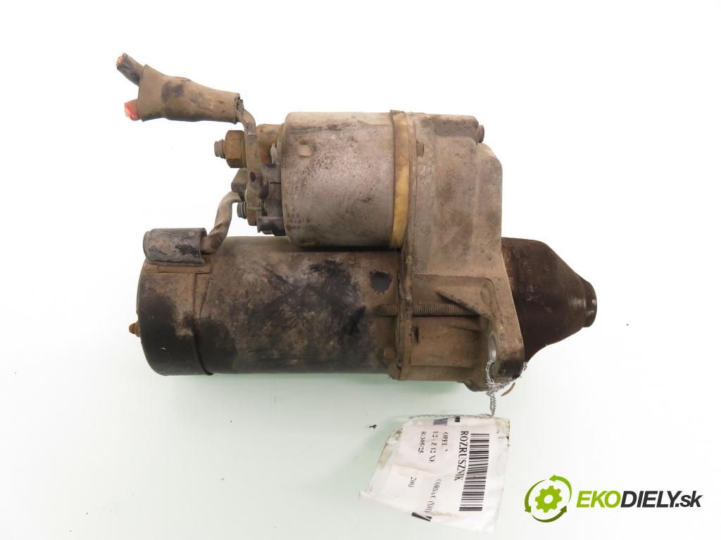 OPEL CORSA C (X01) HB 2003 55,00 1.2 16V 75 - Z 12 XE 1199,00 Štartér D6RA249 (Štartér)