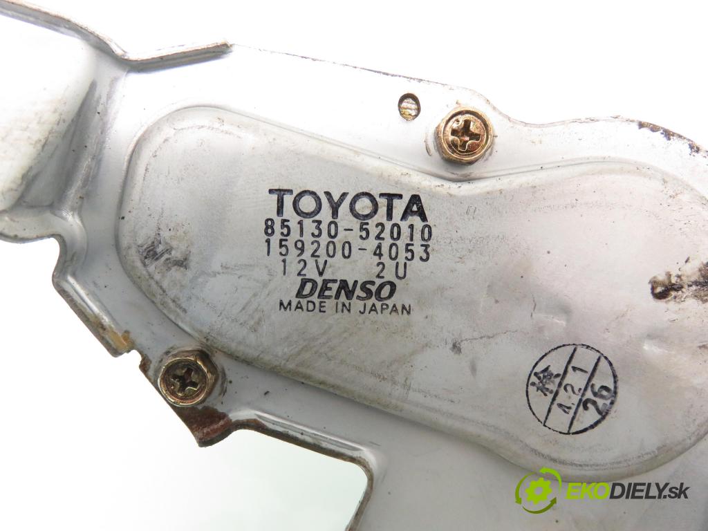 TOYOTA YARIS (_P1_) HB 1999 50,00 1.0 VVT- i 68 - 1SZ-FE 998,00 Motorček stierače zadné 8513052010