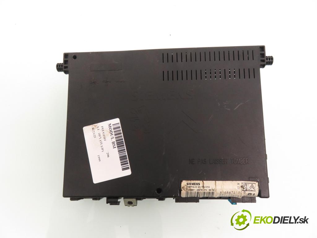 PEUGEOT 206 liftback (2A/C) HB 1999 40,00 1.1 - HFY (TU1JP) 1124,00 MODUL BSI 9625812380 ; S105872100G