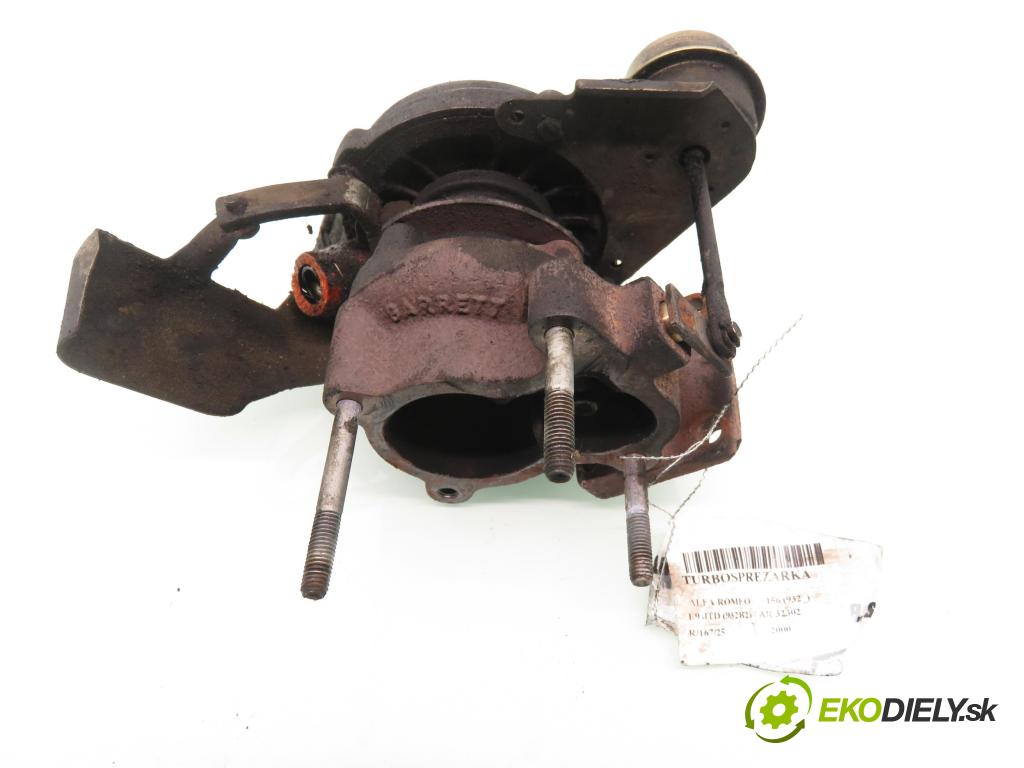 ALFA ROMEO 156 (932_) SEDAN 2000 77,00 1.9 JTD 8V 105 - AR 32302 1910,00 Turbodúchadlo 46750783 ; GT1544H (Turbodúchadlo (kompletné))