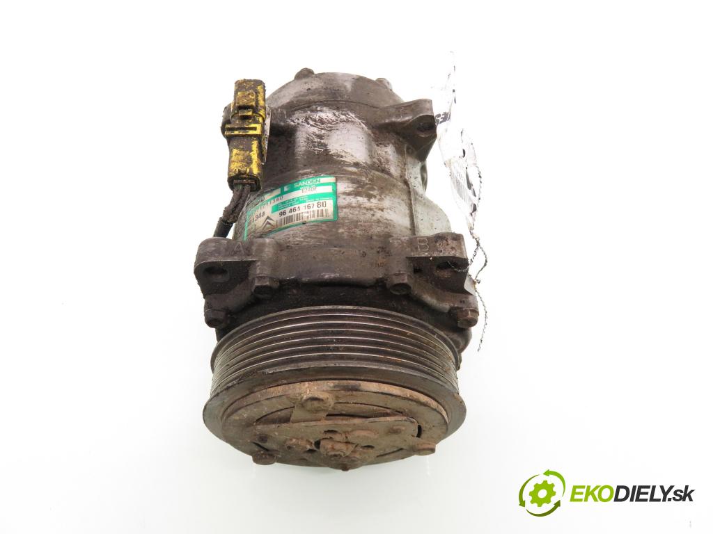 CITROEN BERLINGO / BERLINGO FIRST nadwozie wielkoprzestrzenne (MPV) KOMBIVAN 2002 66,00 2.0 HDI 90 1997,00 KOMPRESOR: klimatizácie 9646416780 ; 1240F (Kompresor klimatizácie)