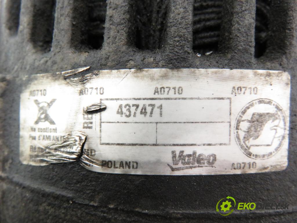 FIAT ULYSSE (220_) MINIVAN 2004 80,00 2.0 JTD - RHZ 1997,00 Alternátor TG15C118 ; C543526R ; 437471 (Alternátor)