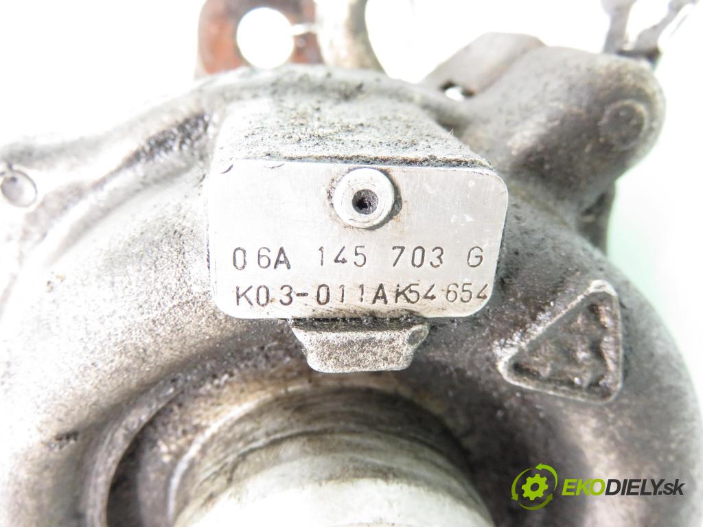 SKODA OCTAVIA I Combi (1U5) KOMBI 1999 110,00 1.8 T - AGU 1781,00 Turbodúchadlo 06A145703G ; K03011 (Turbodúchadlo (kompletné))