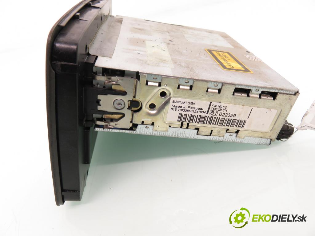 FIAT PANDA (169_) HB 2003 44,00 1.2 60 - 188 A4.000 1242,00 RADIO CD 7643385316 ; 169CD