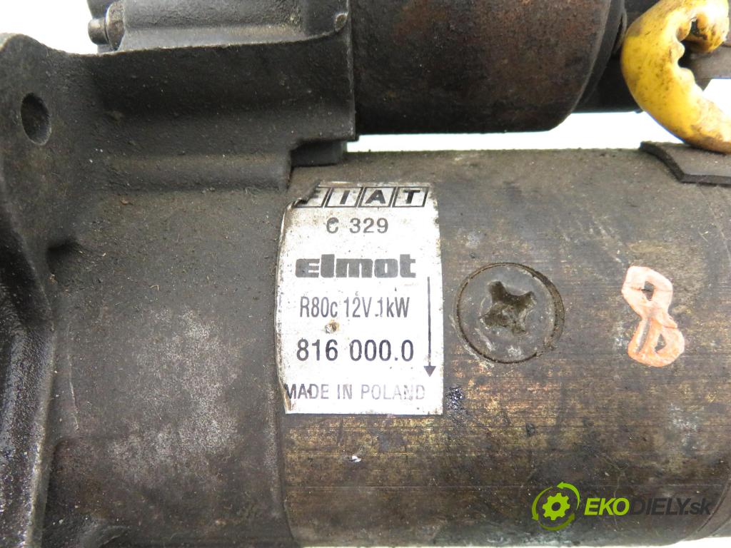 FIAT PANDA (169_) HB 2003 44,00 1.2 60 - 188 A4.000 1242,00 Štartér C329 ; 8160000 (Štartér)