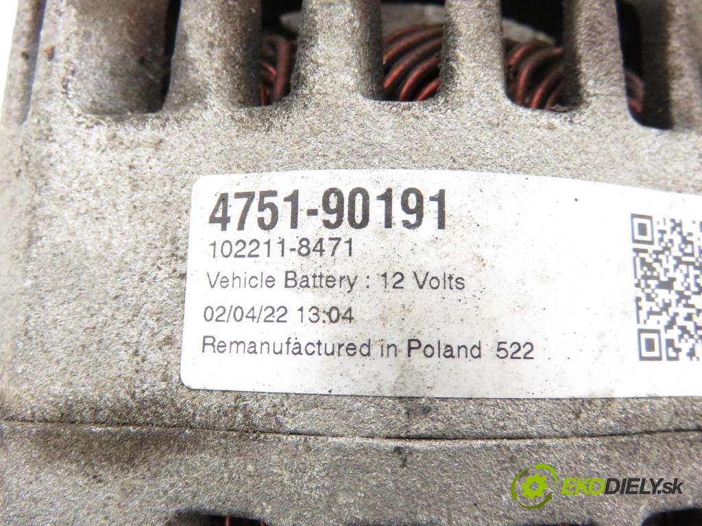 FIAT PANDA (169_) HB 2003 44,00 1.2 60 - 188 A4.000 1242,00 Alternátor 1022118471 (Alternátor)
