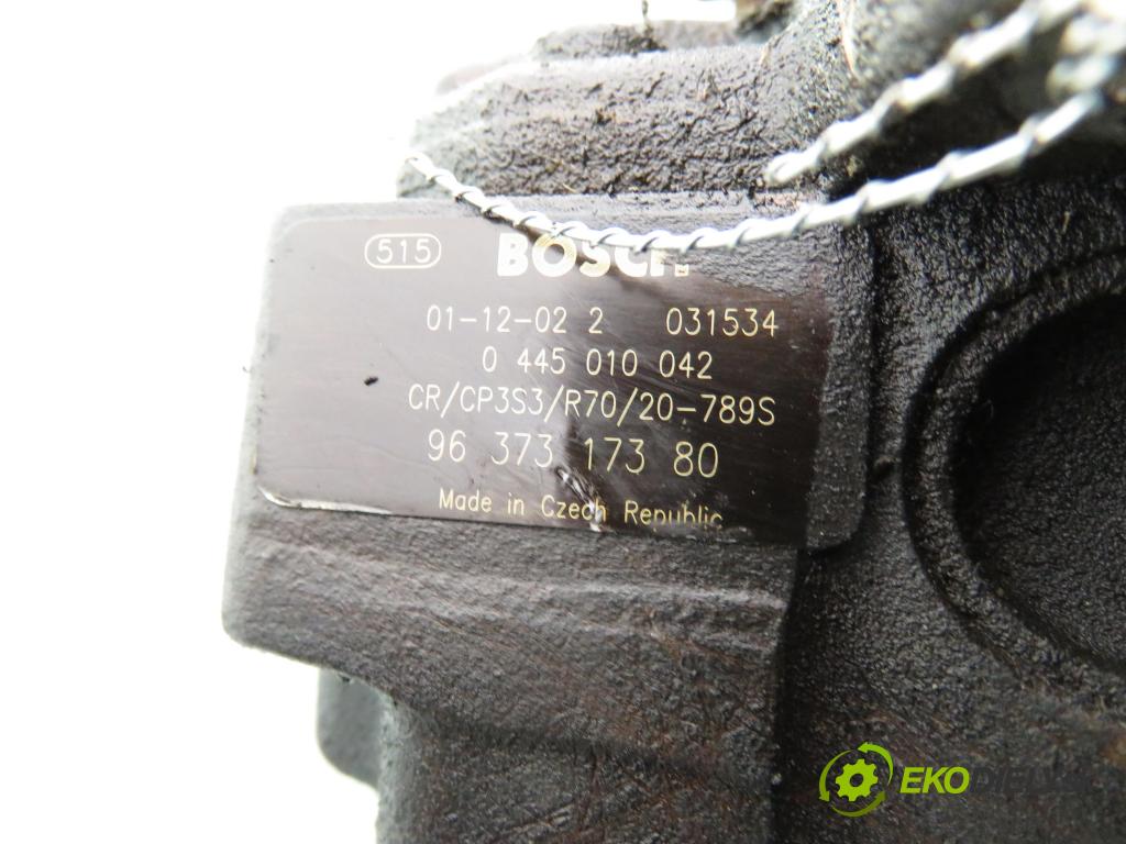 PEUGEOT 206 liftback (2A/C) HB 2003 50,00 1.4 HDi 8V 70 - 8HX 1398,00 Pumpa vysokého tlaku 0445010042 ; 9637317380