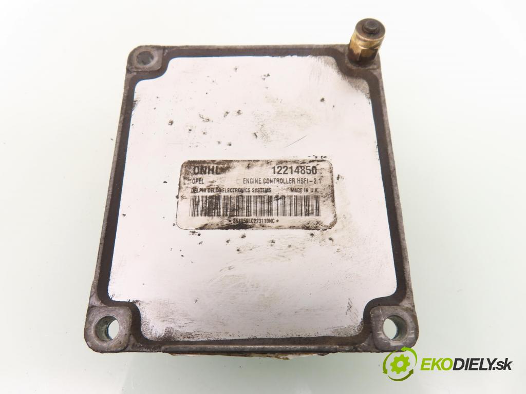 OPEL ASTRA G liftback (T98) HB 2002 66,00 1.4 16V - X 14 XE 1389,00 Riadiaca jednotka Motor 12214850